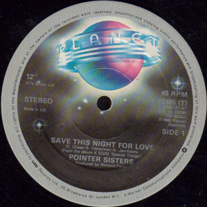 Save This Night For Love