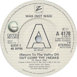 Return To The Valley Of Out Come The Freaks