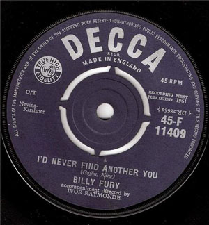 I'd Never Find Another You
